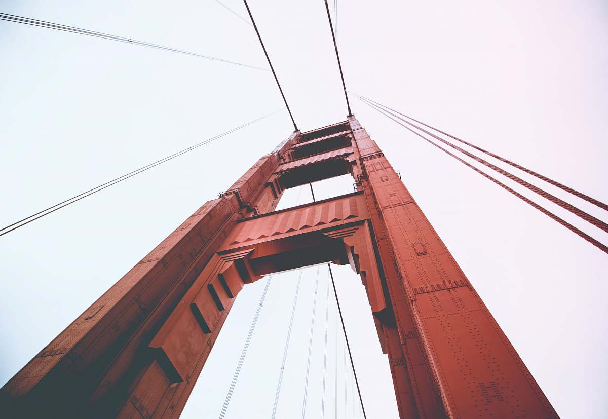 golden gate bridge red suspension bridge bridge